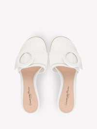 Sandales Venezia 45 en cuir lisse - Blanc