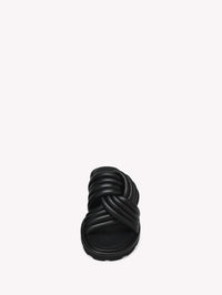 Sandales Ottavia en cuir lisse - Noir