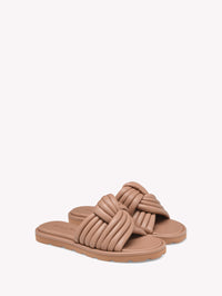 Sandales Ottavia en cuir lisse - Rose
