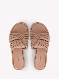 Sandales Ottavia en cuir lisse - Rose