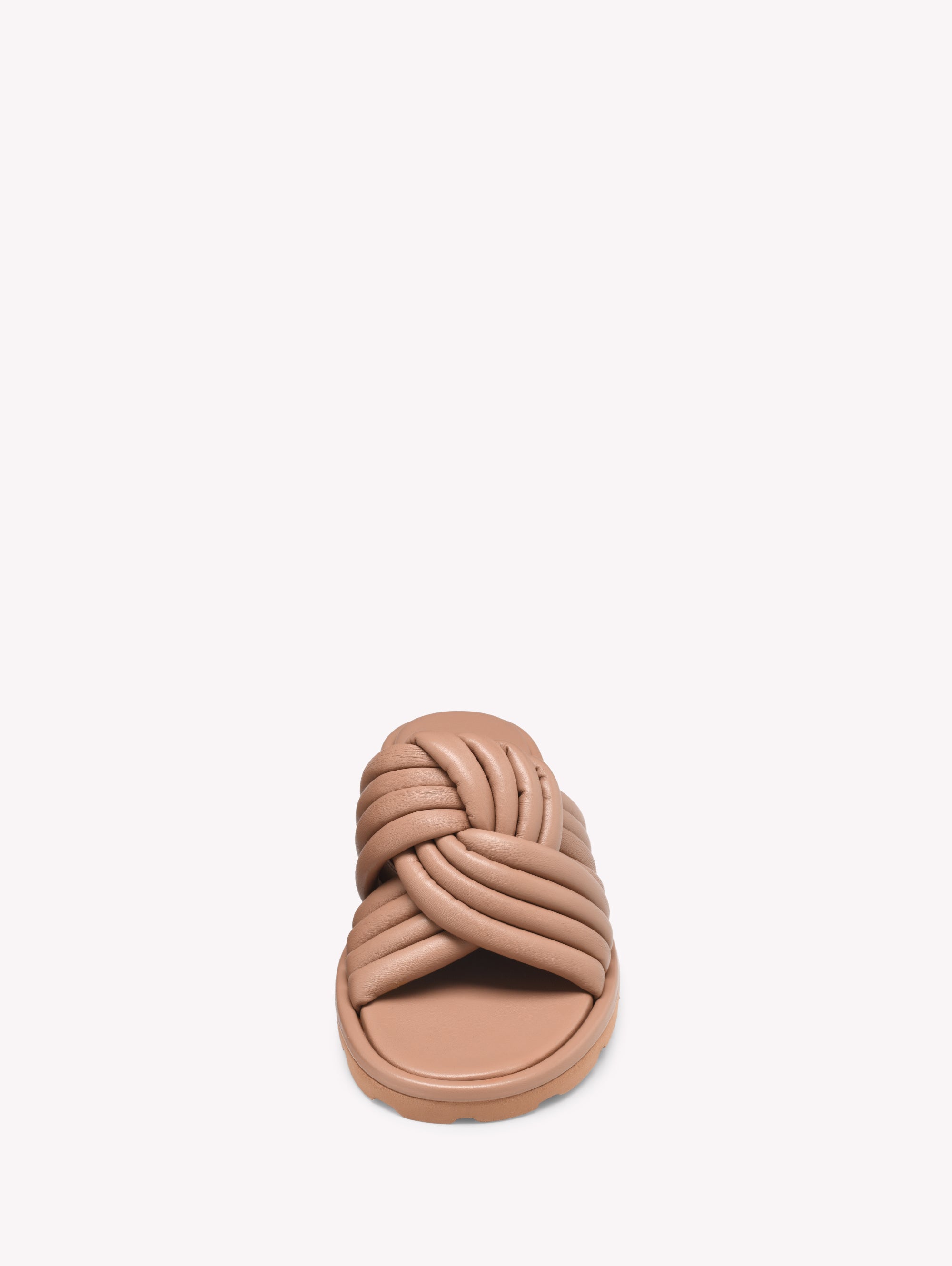Sandales Ottavia en cuir lisse - Rose