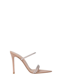 Sandales Cannes 105 en daim - Rose
