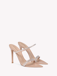 Sandales Cannes 105 en daim - Rose
