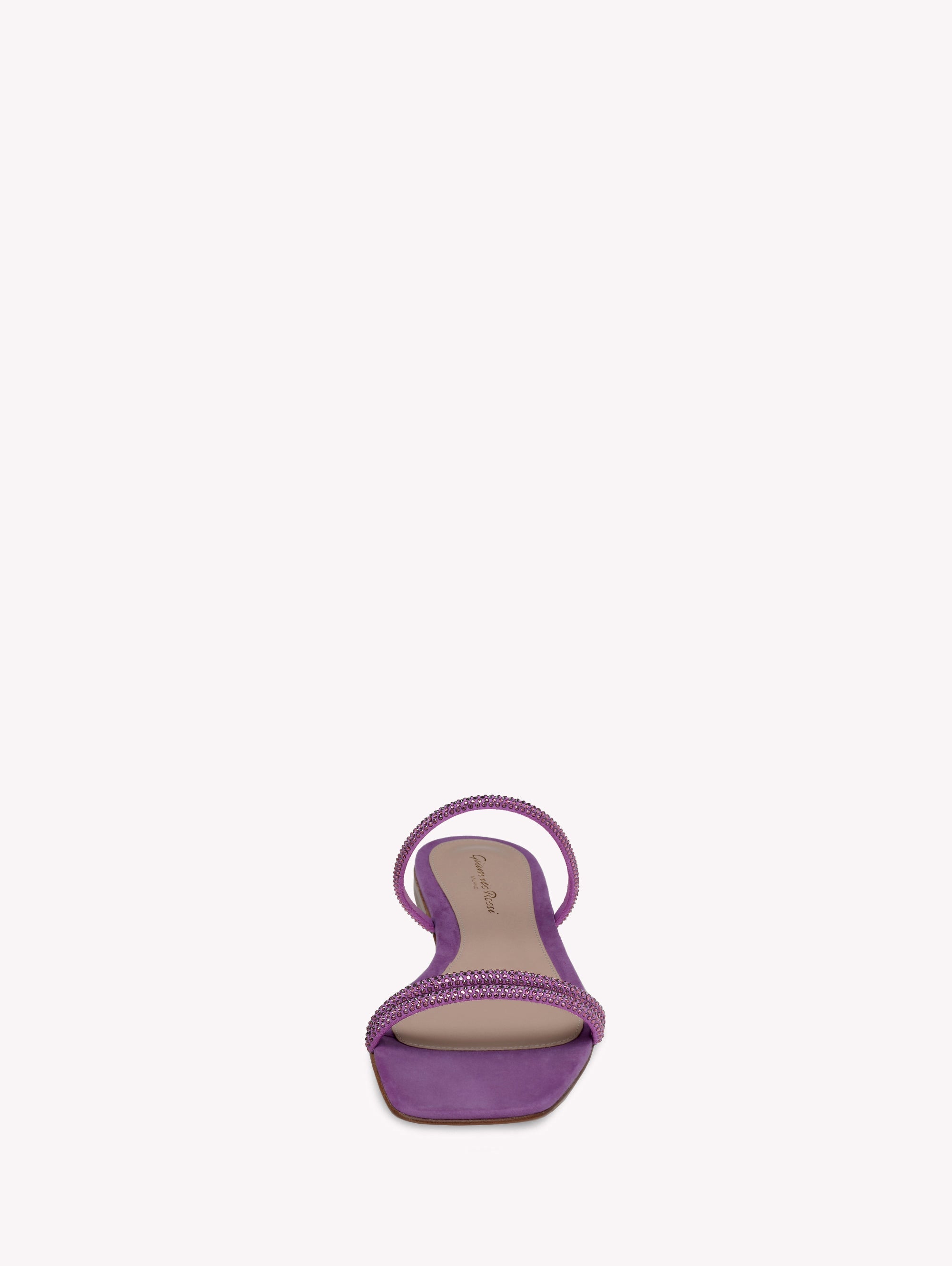 Sandales Cannes en daim - Violet