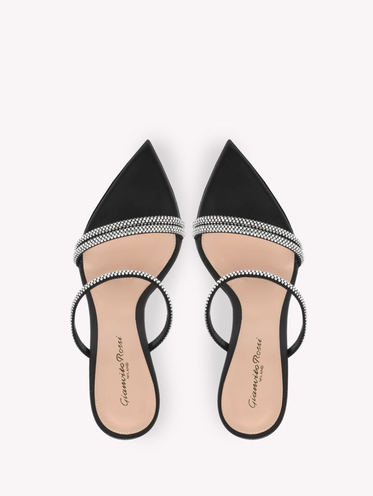 Cannes 115 suede platform sandals - Black