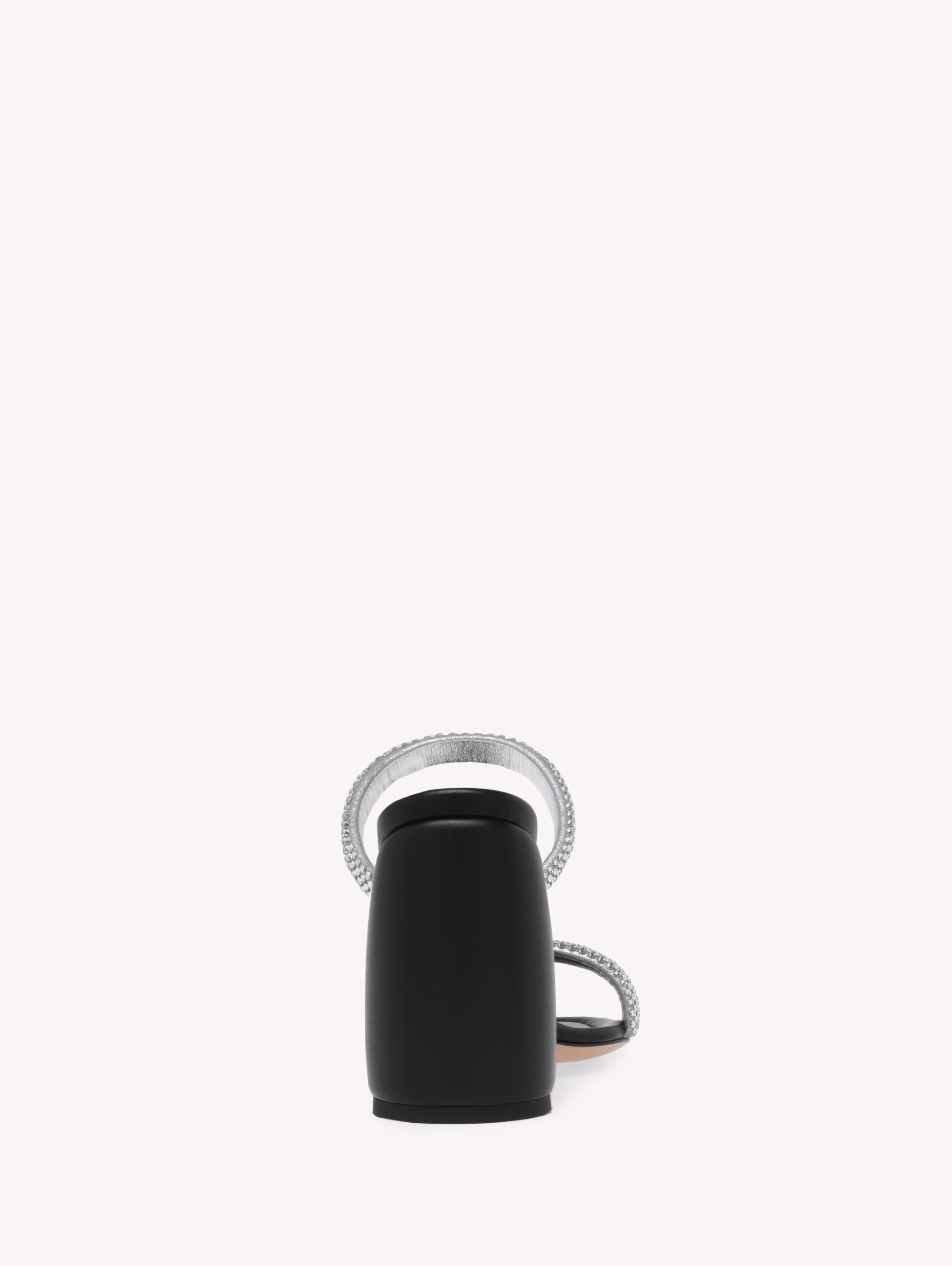 Sandales Eline 95 en daim - Noir