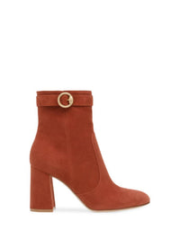 Bottines Milo 85 en daim - Rouge
