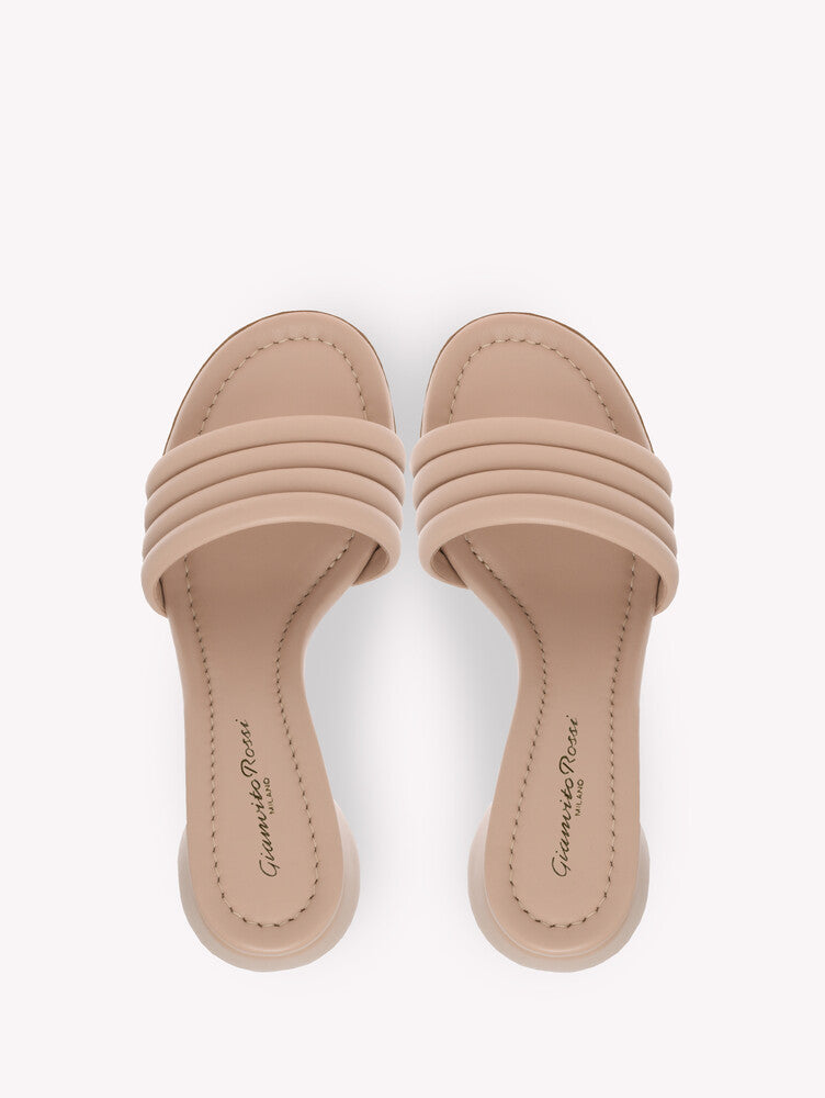 Sandales Malou 60 en cuir lisse - Rose