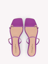 Sandales Ribbon Cruise en cuir lisse - Violet