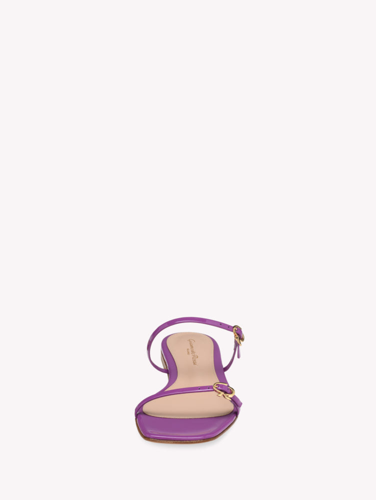 Sandales Ribbon Cruise en cuir lisse - Violet