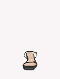 Ribbon Cruise sandals in smooth leather - Black
