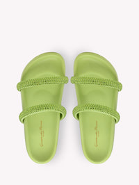 Sandales Croisette en daim - Vert