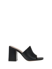 Mules Wynn 85 en cuir lisse - Noir