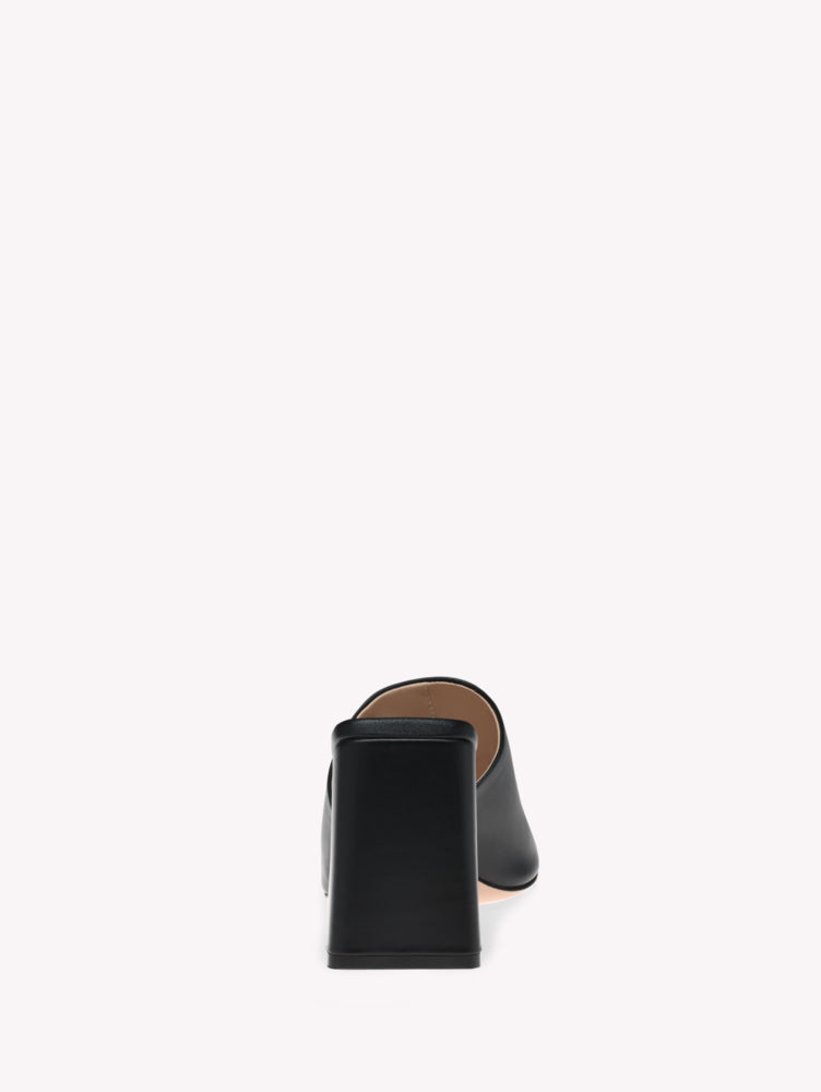 Mules Wynn 85 en cuir lisse - Noir