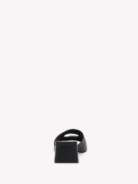 Sandales Ribbon 45 en cuir lisse - Noir