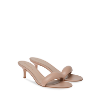 Sandales Bijoux 55 en cuir lisse - Rose