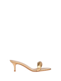 Sandales Bijoux 55 en cuir lisse - Or