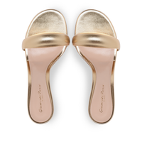 Sandales Bijoux 55 en cuir lisse - Or