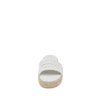 Espadrilles Marbella en cuir lisse - Blanc