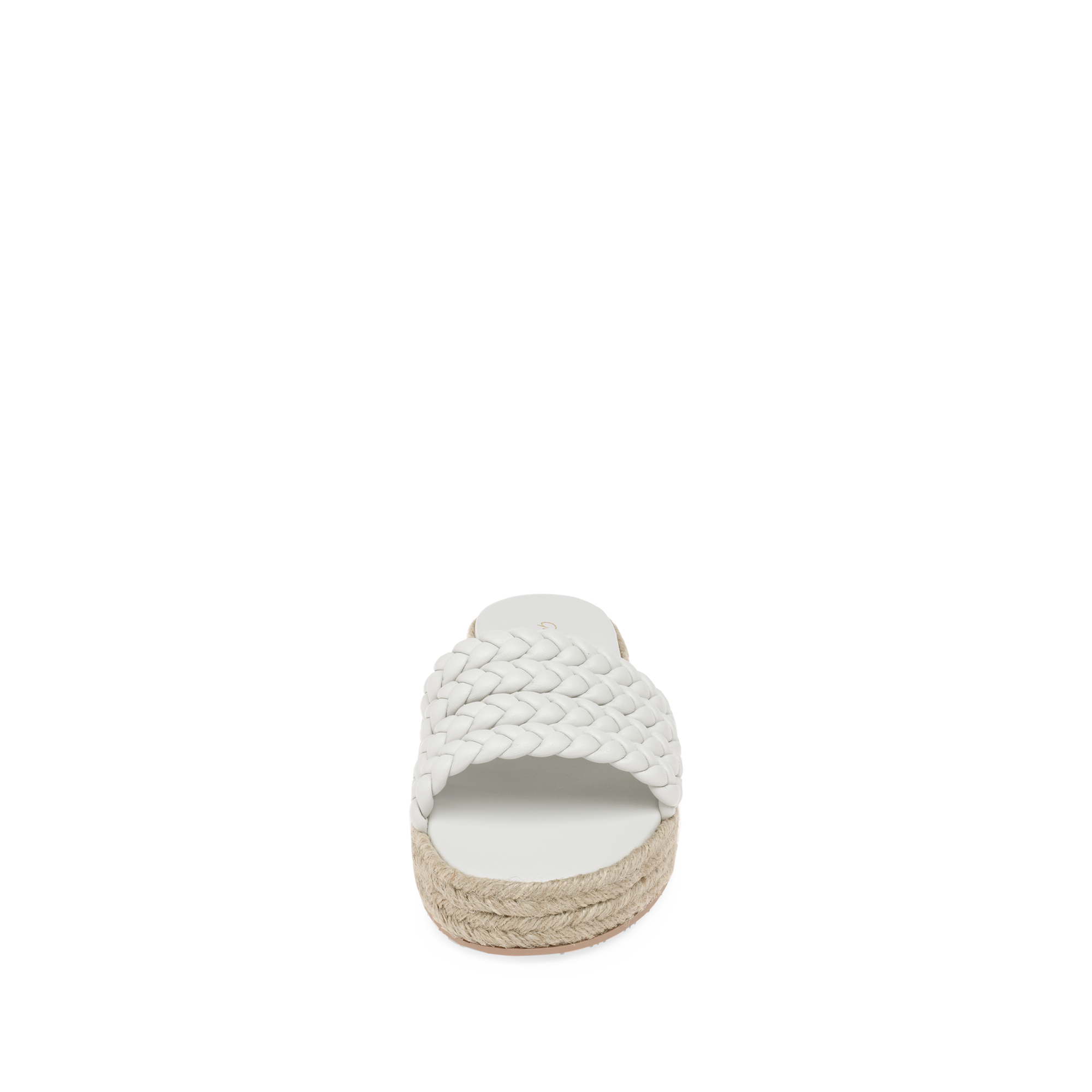 Espadrilles Marbella en cuir lisse - Blanc
