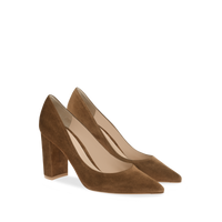 Pipper 85 suede pumps - Brown