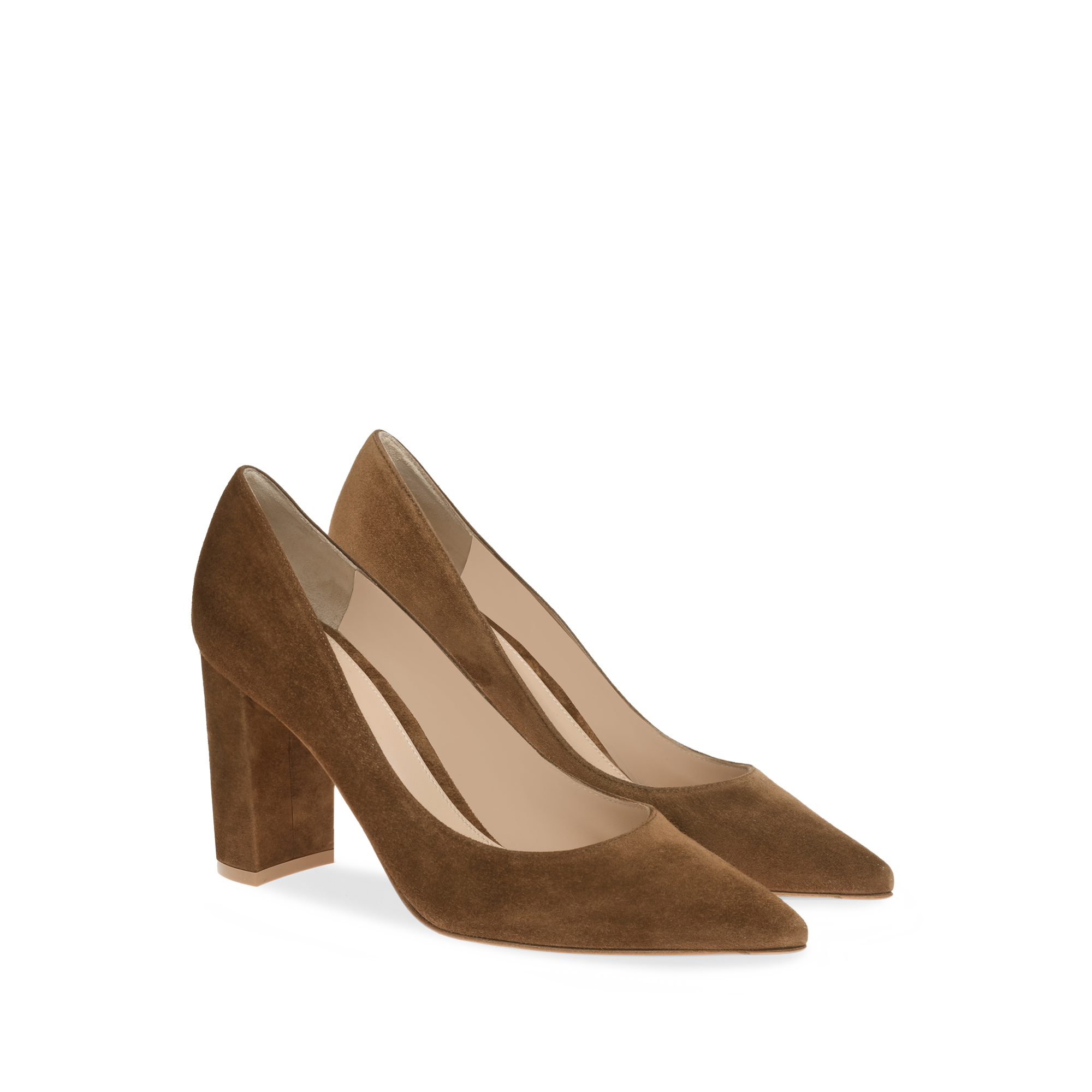 Pipper 85 suede pumps - Brown