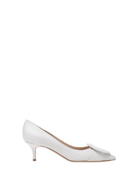 Escarpins Ruby 55 en cuir lisse - Blanc