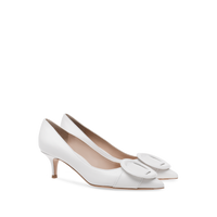 Escarpins Ruby 55 en cuir lisse - Blanc