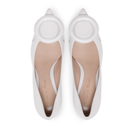 Escarpins Ruby 55 en cuir lisse - Blanc