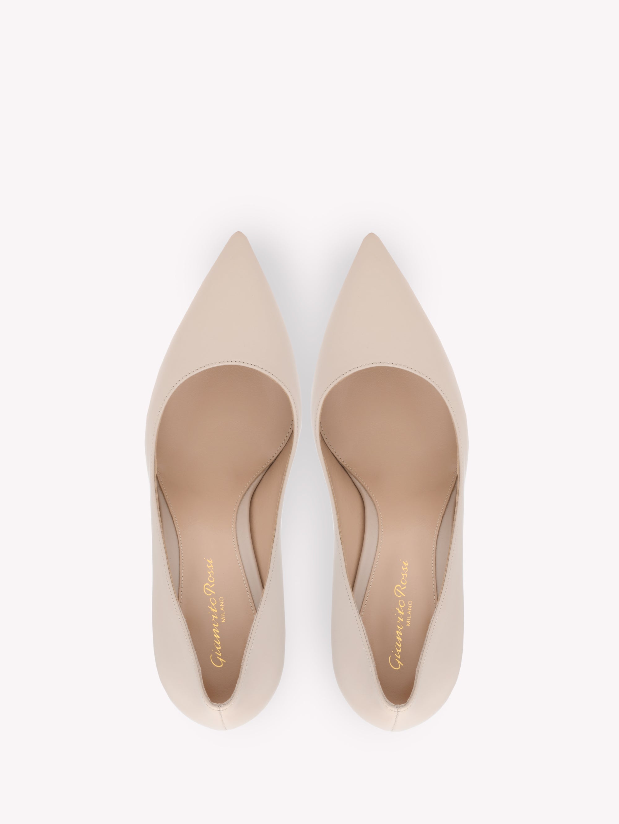 Escarpins Dasha 120 en cuir lisse - Neutre