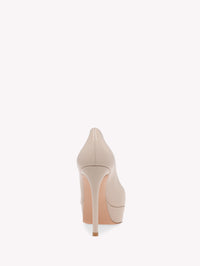 Escarpins Dasha 120 en cuir lisse - Neutre