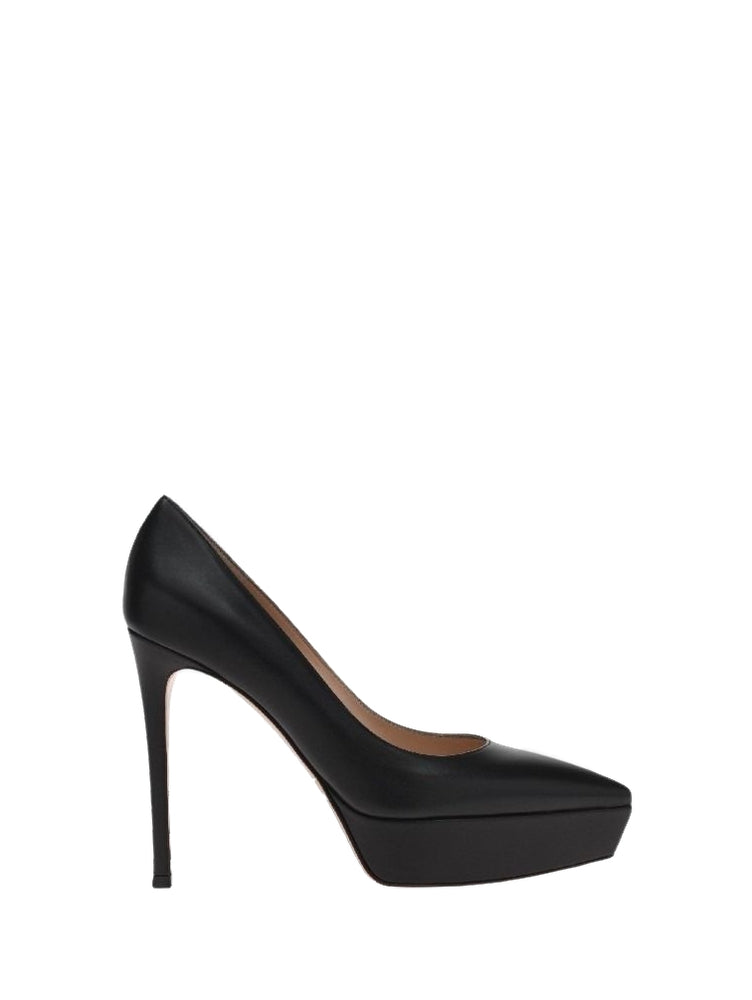 Escarpins Dasha 120 en cuir lisse - Noir