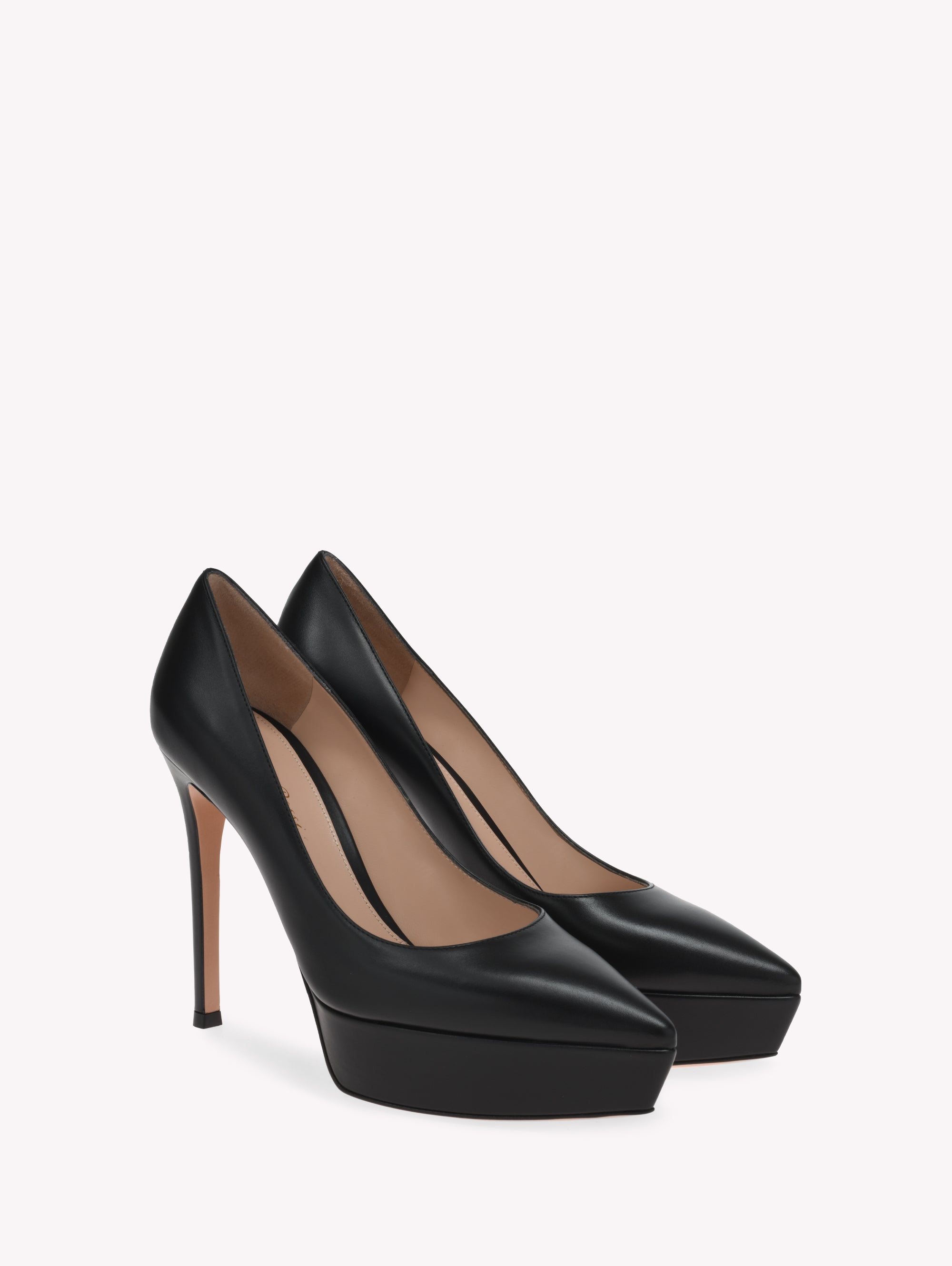 Escarpins Dasha 120 en cuir lisse - Noir