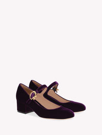 Ballerinas Mary Ribbon 45 - Violet