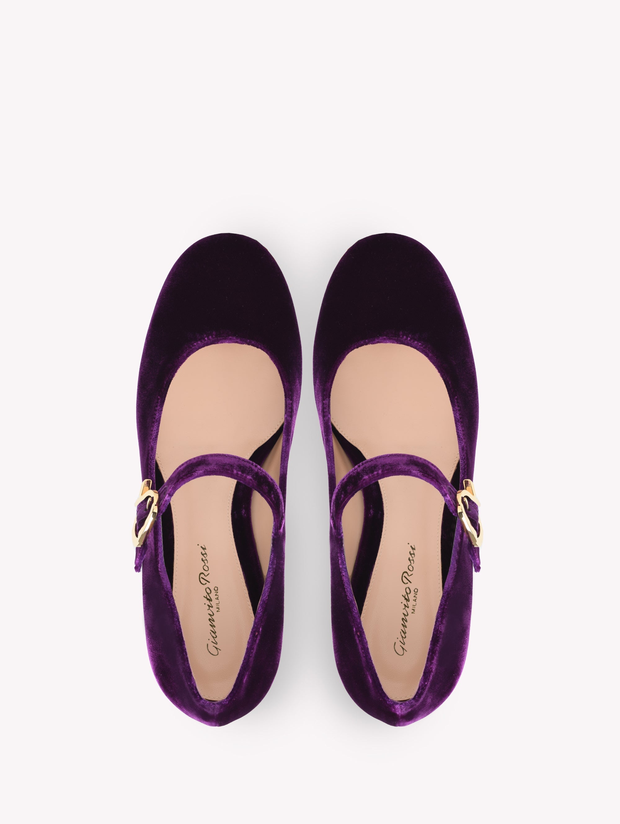 Ballerinas Mary Ribbon 45 - Violet