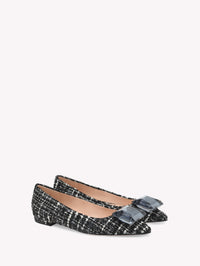 Ballerines Jaipur en satin - Noir