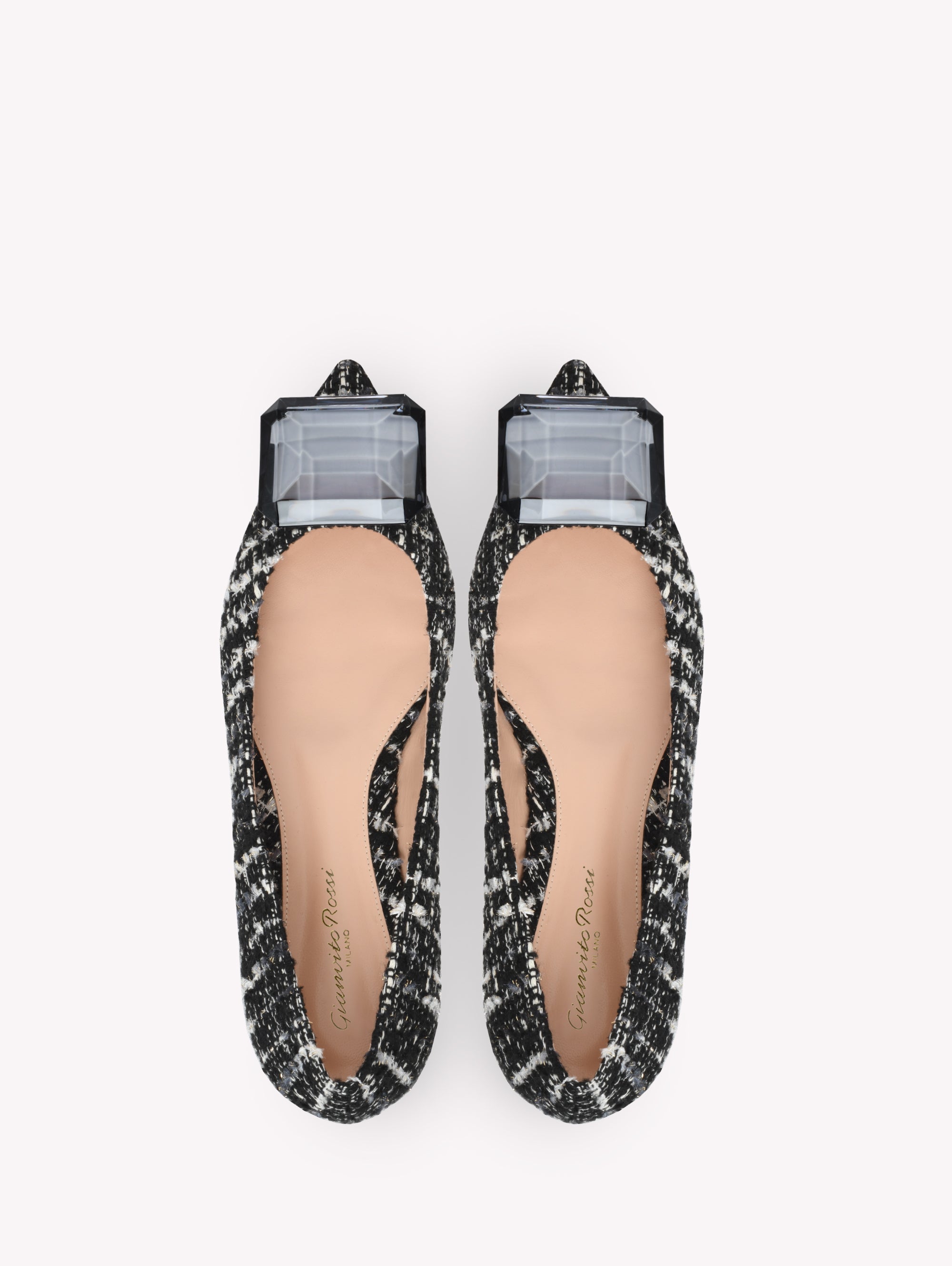Ballerines Jaipur en satin - Noir