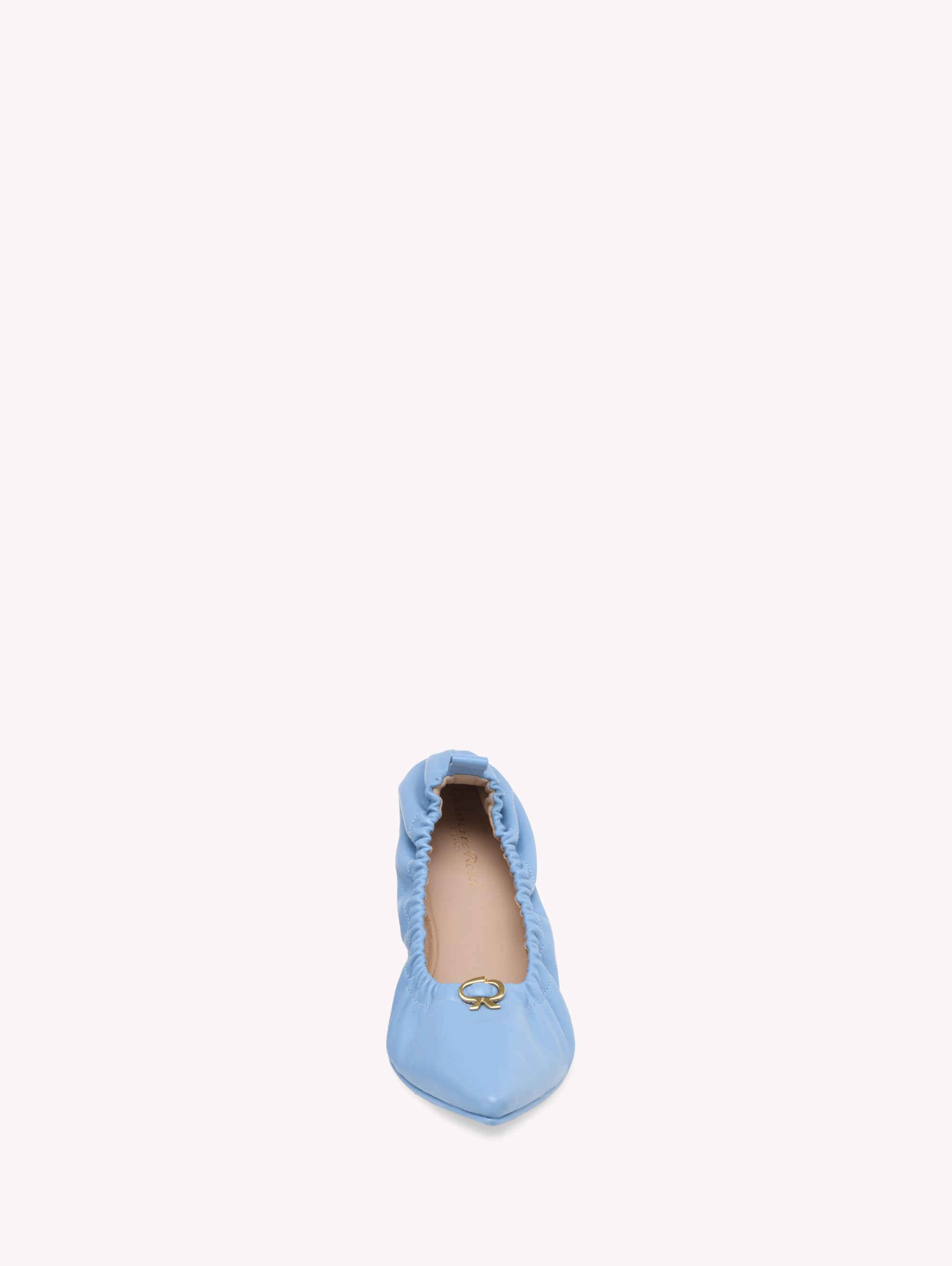 Ballerines Alina en cuir lisse - Azur