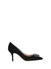 Escarpins Jaipur 70 en daim - Noir