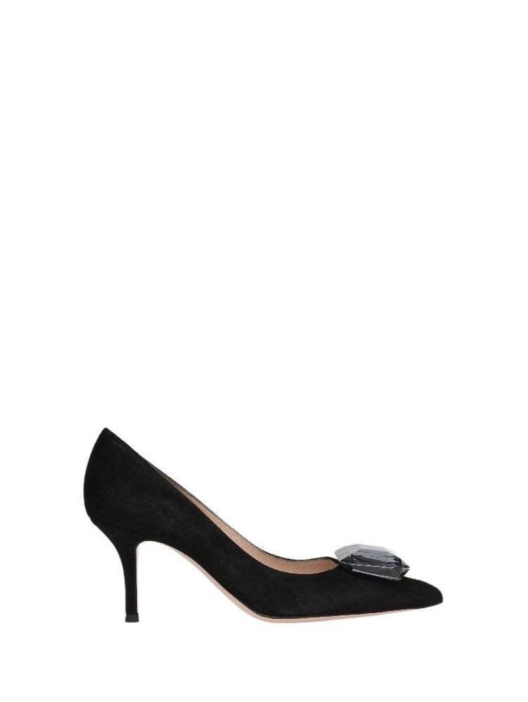 Escarpins Jaipur 70 en daim - Noir
