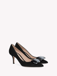 Escarpins Jaipur 70 en daim - Noir