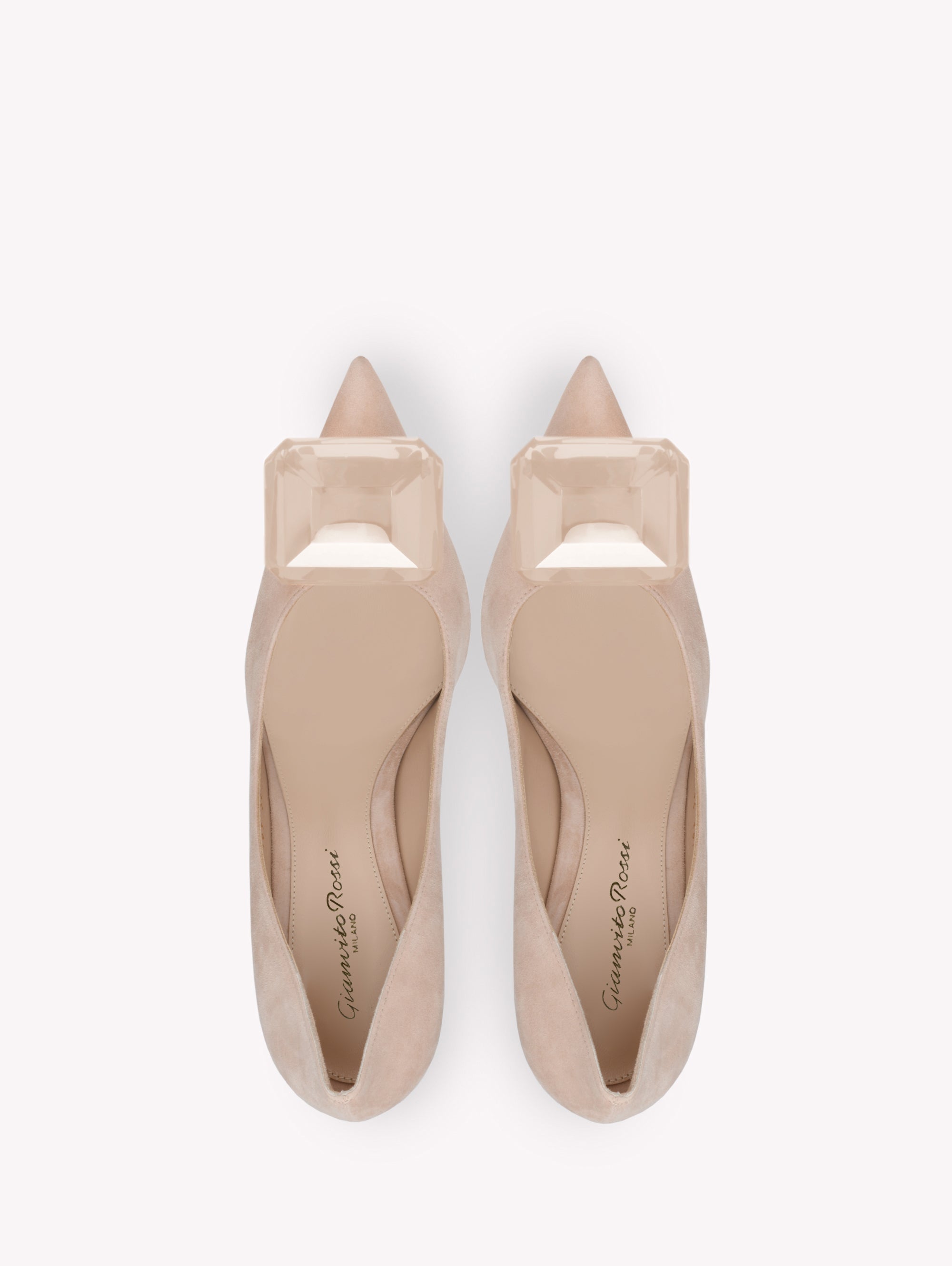 Escarpins Jaipur 70 en daim - Rose