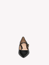 Ballerines Ribbon Jane 5 en cuir verni - Noir