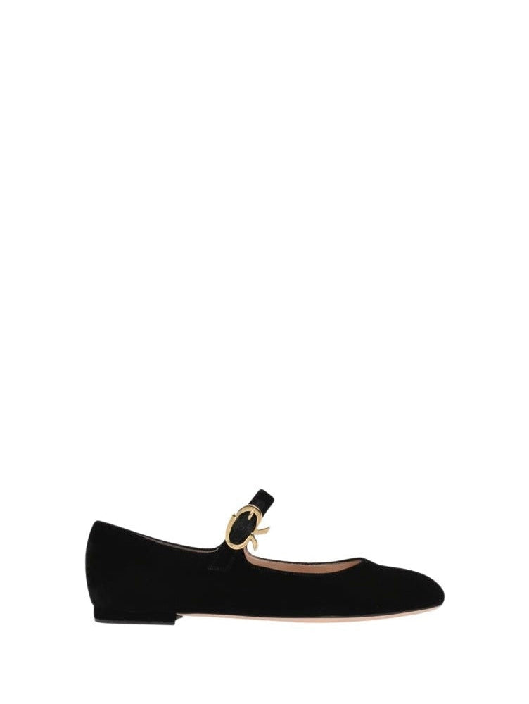 Ballerines Mary Ribbon - Noir