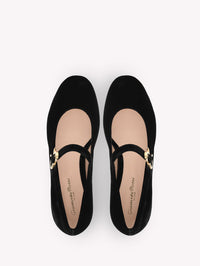 Ballerines Mary Ribbon - Noir