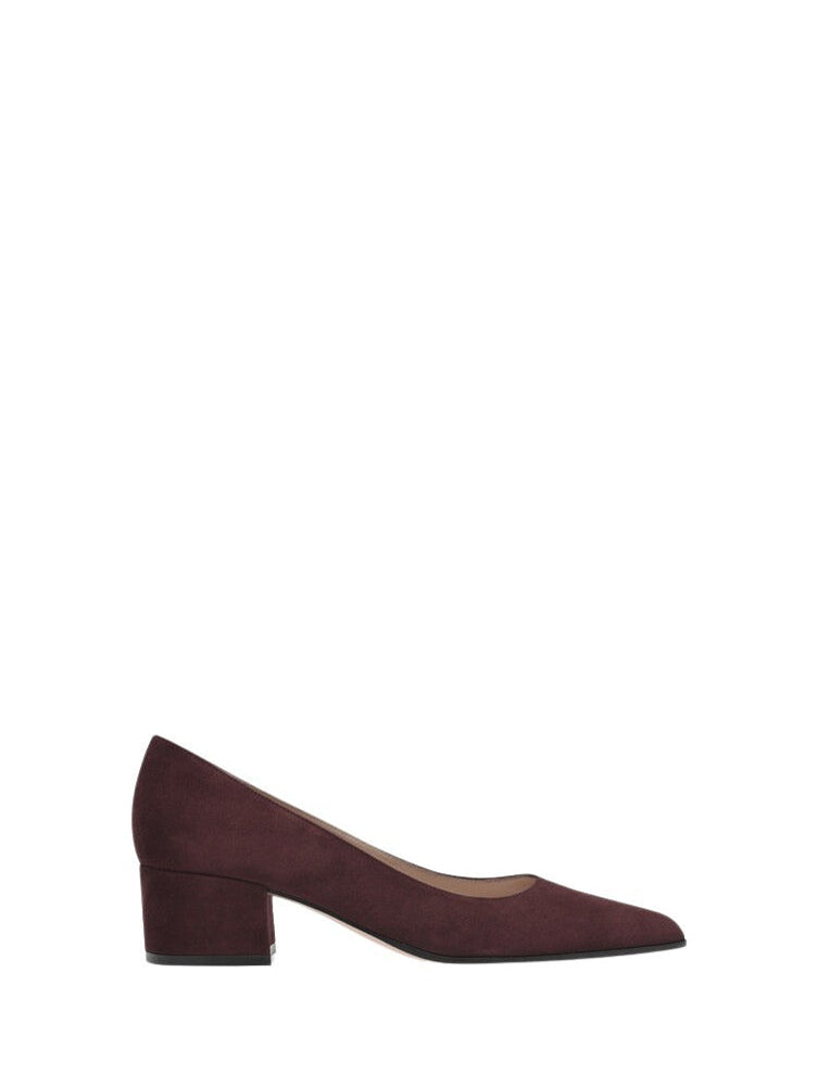 Escarpins Piper 45 en daim - Rouge