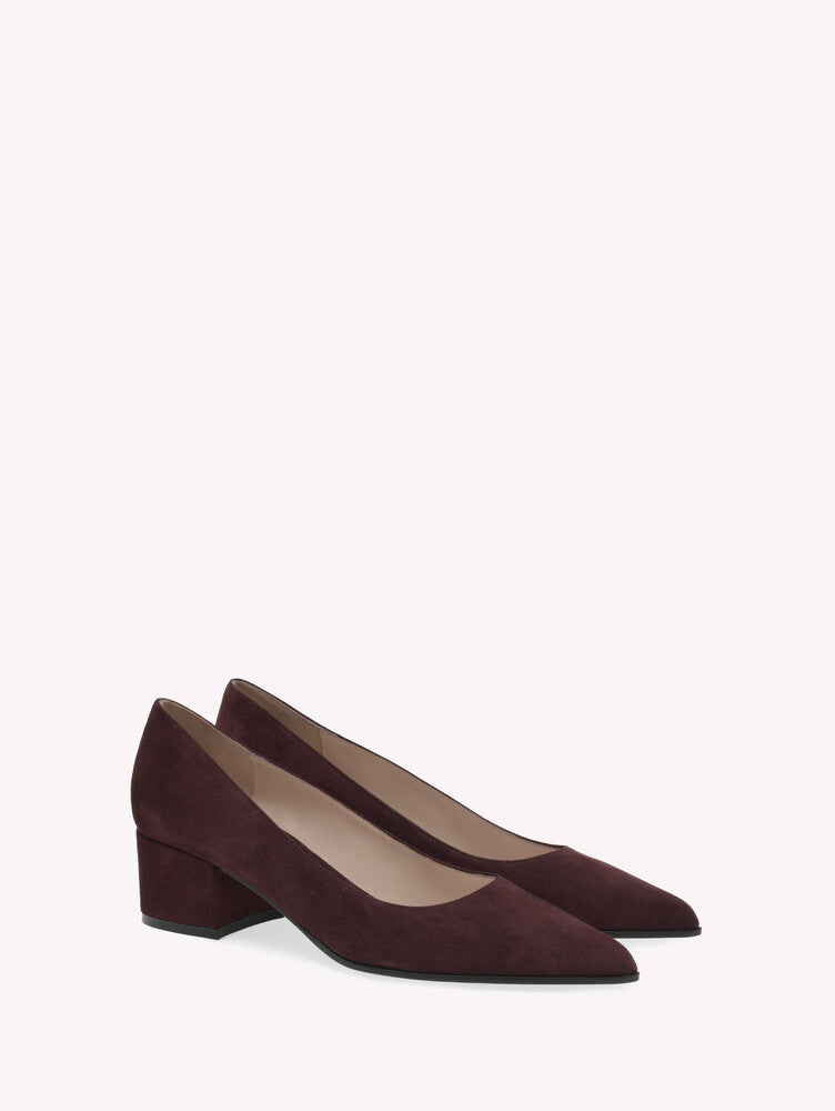 Escarpins Piper 45 en daim - Rouge