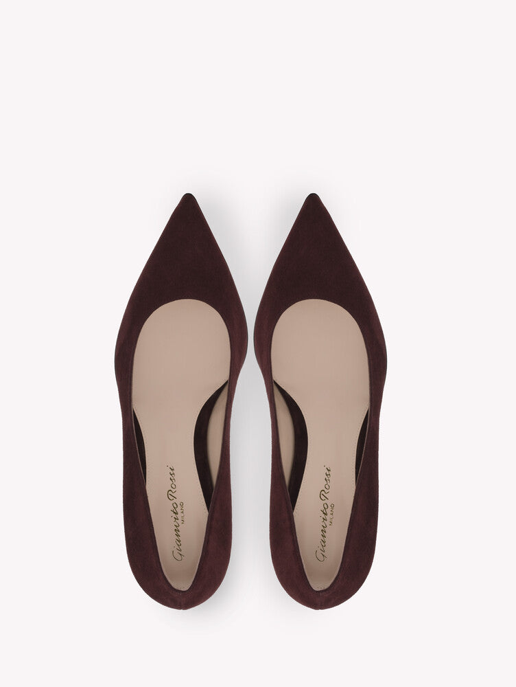 Escarpins Piper 45 en daim - Rouge
