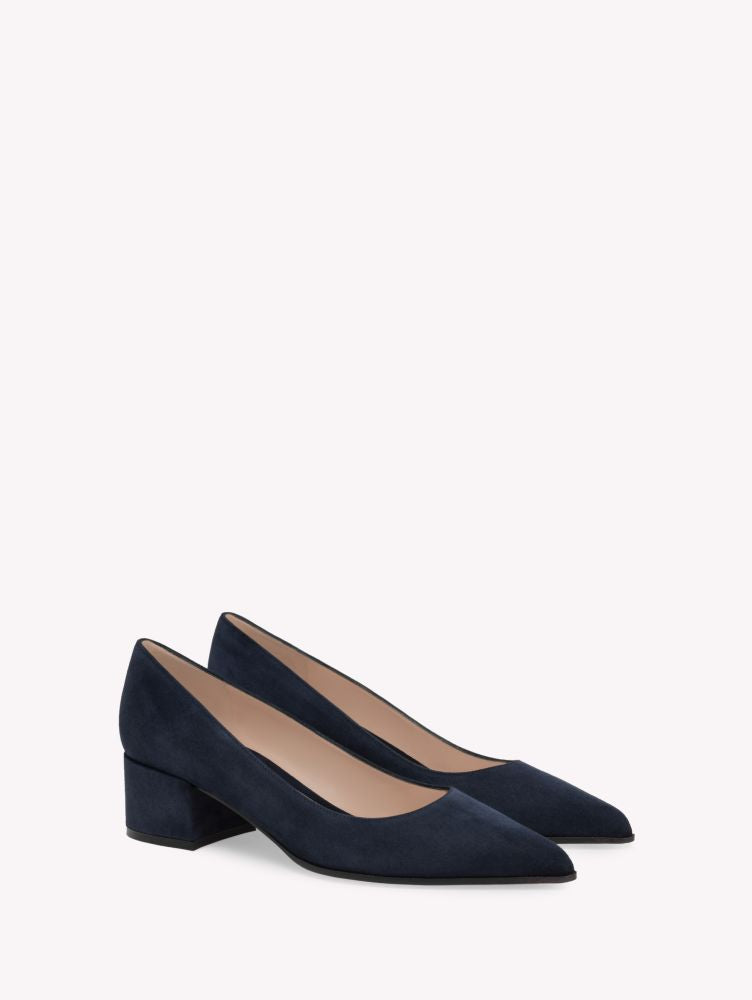Escarpins Piper 45 en daim - Bleu
