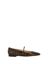 Ballerines Christina en cuir lisse - Marron